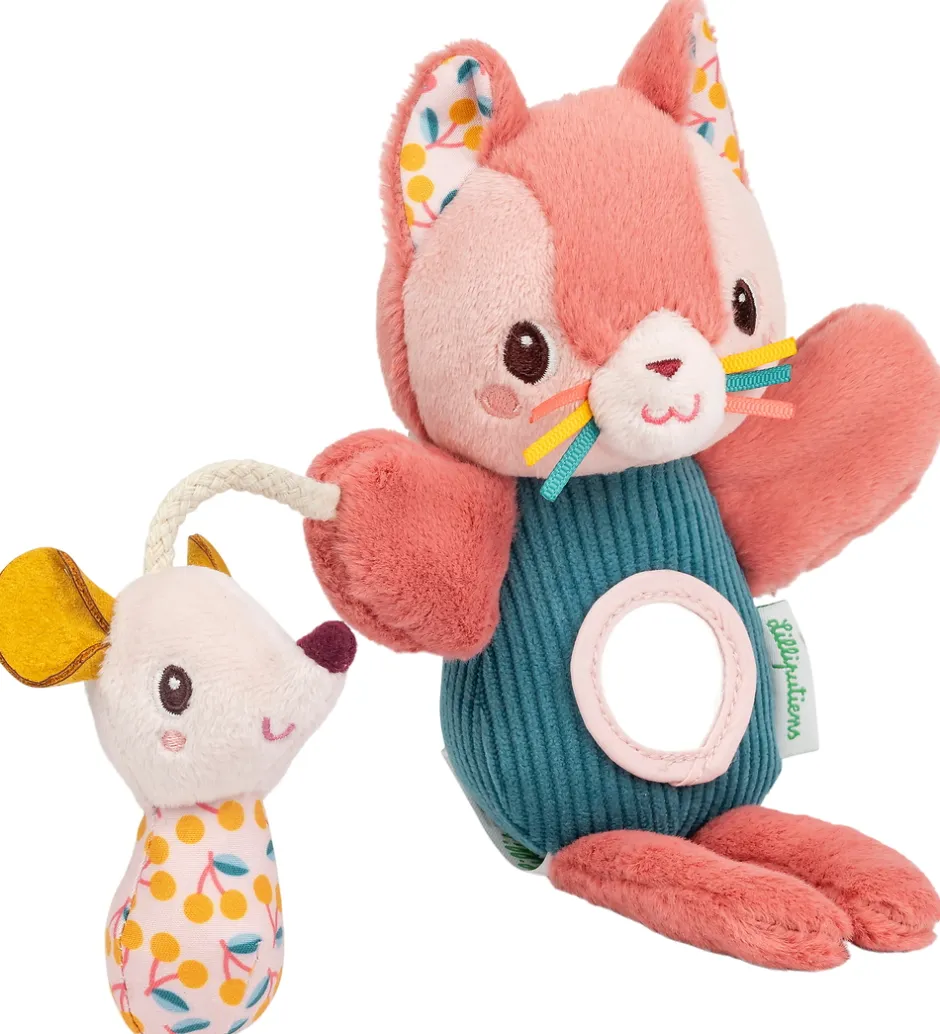 Aktivitetslegetøj - Hånddukke - Katten Jeanne>Lilliputiens New