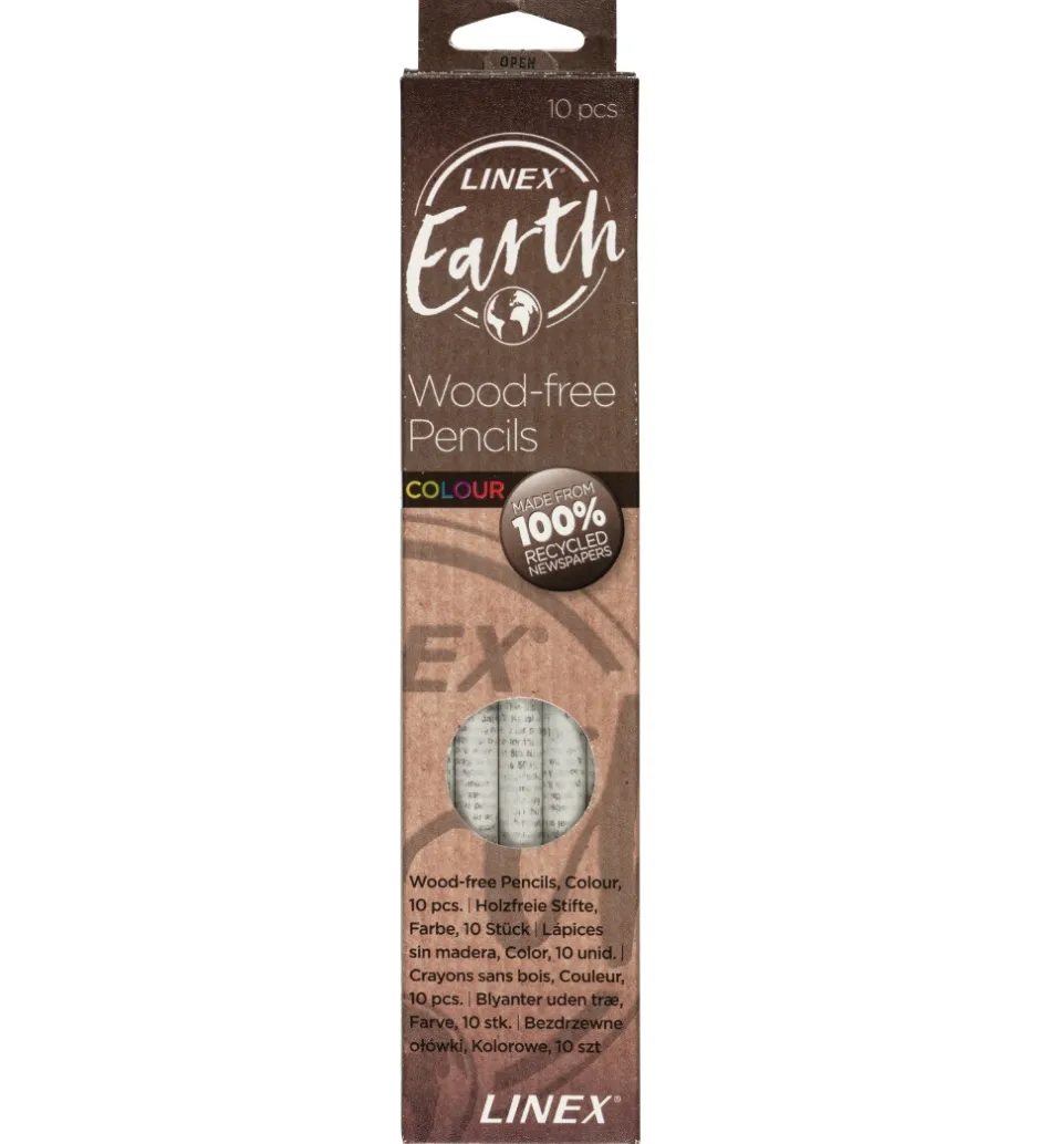 Farveblyanter - 10-Pak - Wood-Free>Linex Online