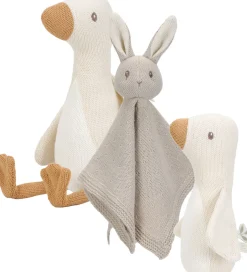 Gaveæske - 3 Dele - Strik - Kanin/Ænder - Hvid>Little Dutch