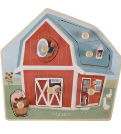 Puslespil - Træ - 6 Brikker - Little Farm>Little Dutch Online