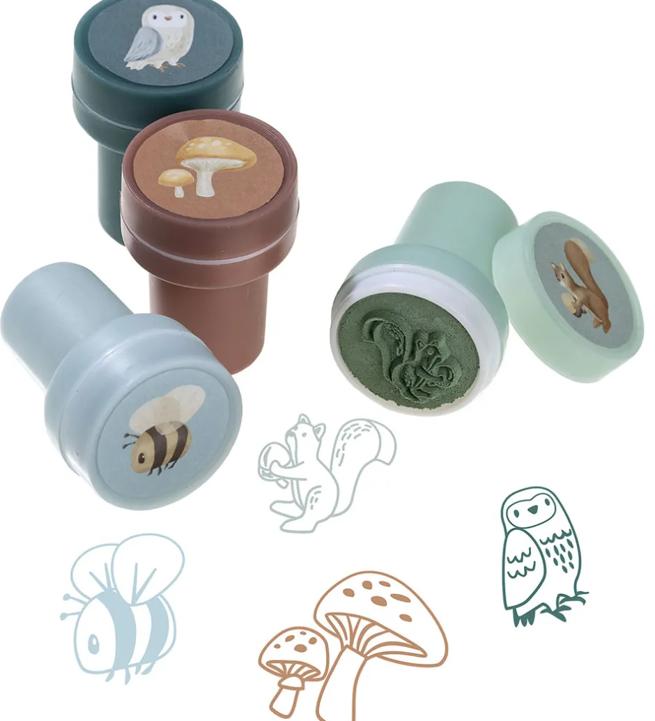 Stempler - Selvfarvende - 16 Stk. - Forest Friends>Little Dutch Discount