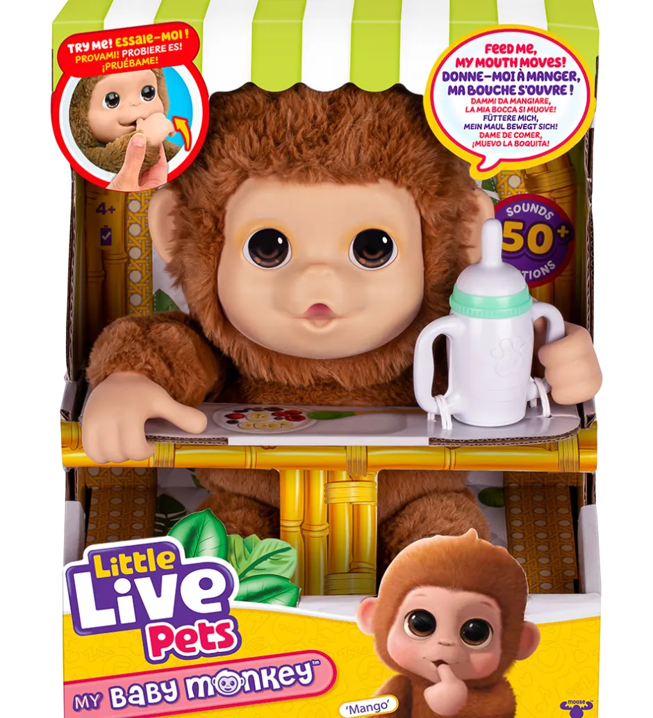 Interaktiv Bamser - My Baby Monkey - Mango>Little Live Pets Sale