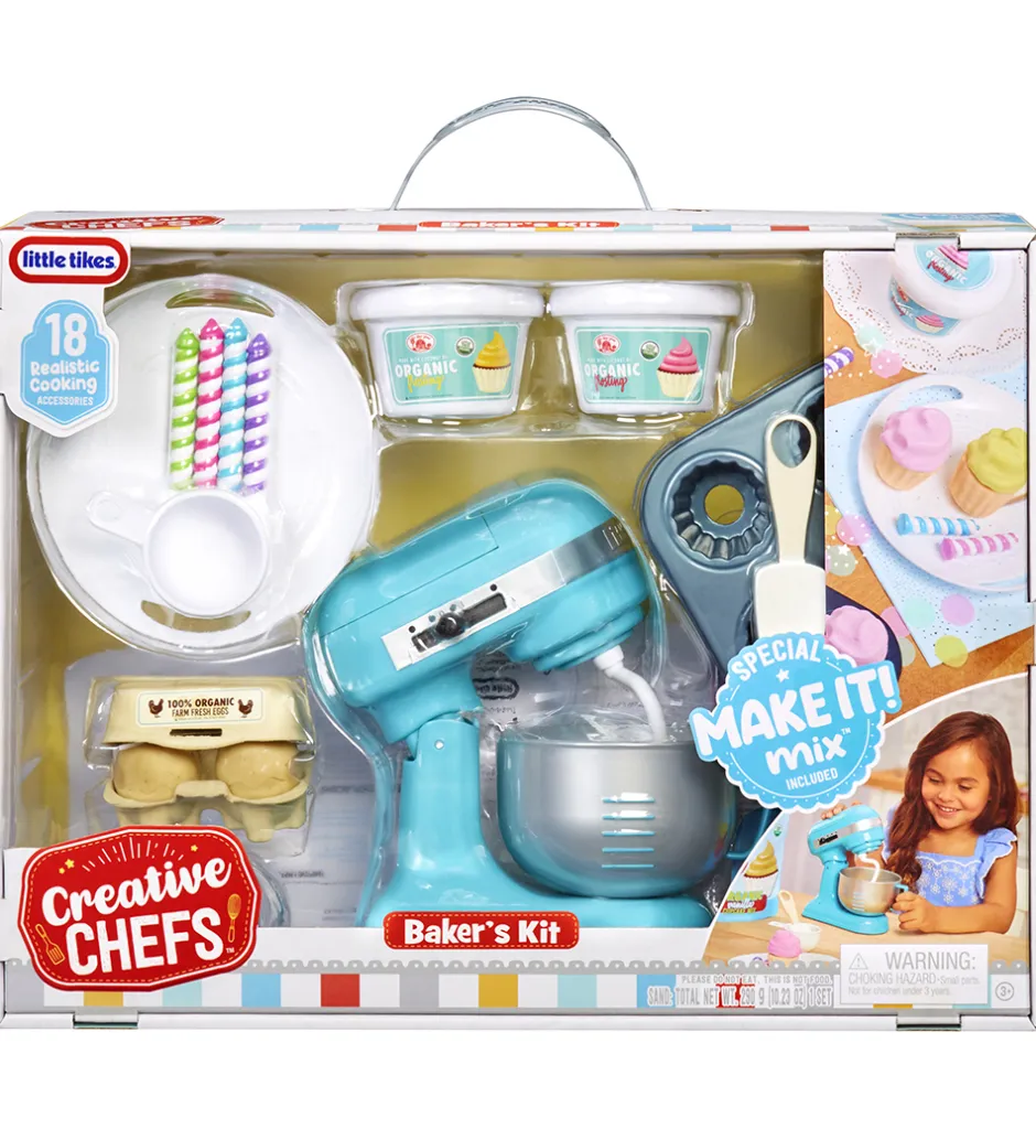 Legemad - Creative Chefs - 18 Dele - Bagesæt>Little Tikes Clearance