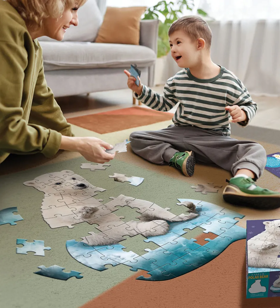 Puslespil - I Am LiL' Polar Bear - 48 Brikker>Madd Capp Puzzles Sale