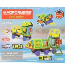 Magnetsæt - 25 Dele - City Go Set>Magformers Hot