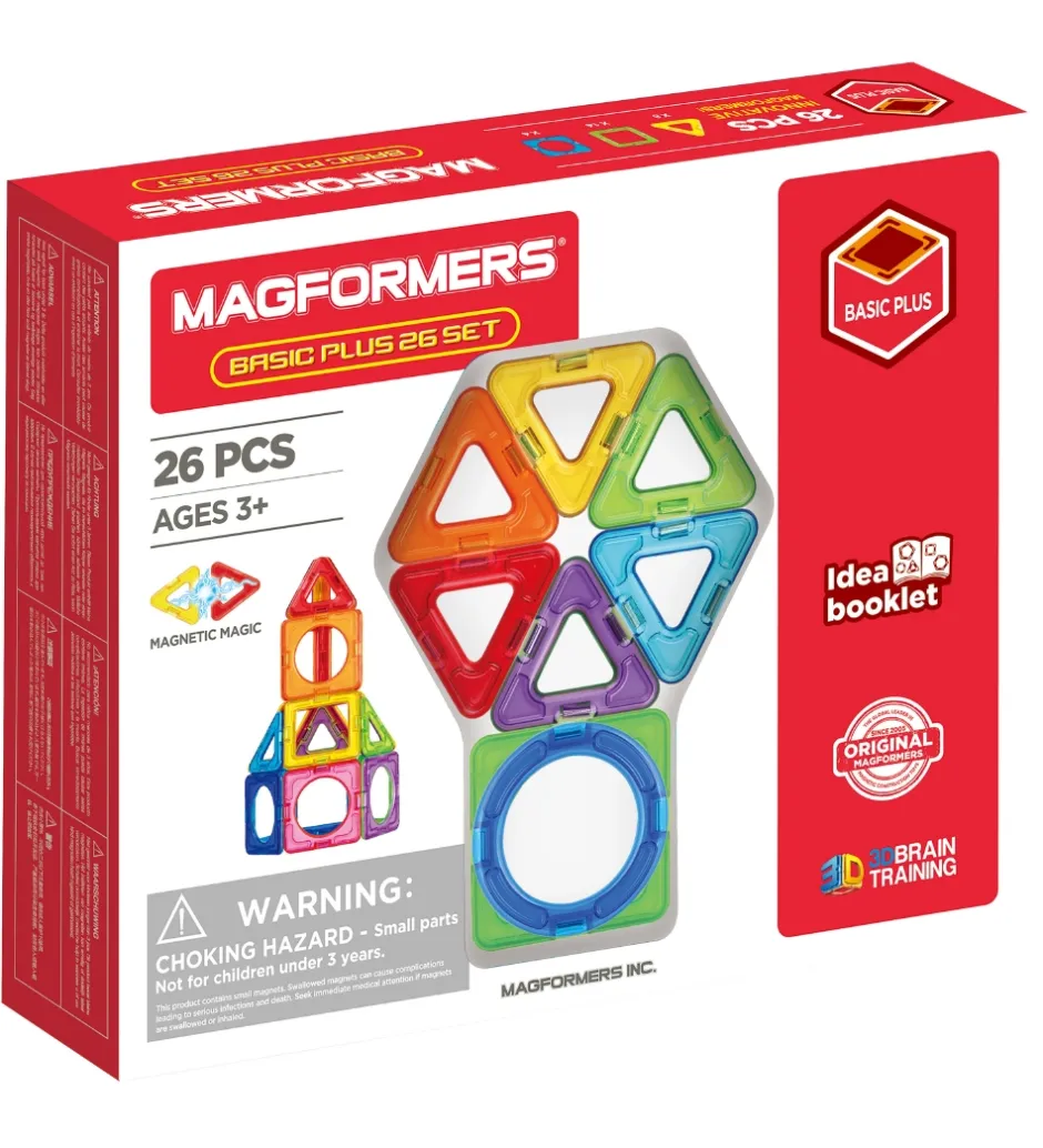 Magnetsæt - Basic Plus - 26 Dele>Magformers Discount
