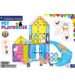 Magna Tiles Magnetsæt - 50 Dele - Pet Playhouse + MicroMAGS>Magna-Tiles Online
