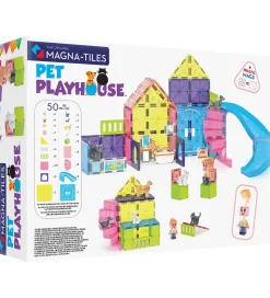 Magna Tiles Magnetsæt - 50 Dele - Pet Playhouse + MicroMAGS>Magna-Tiles Online