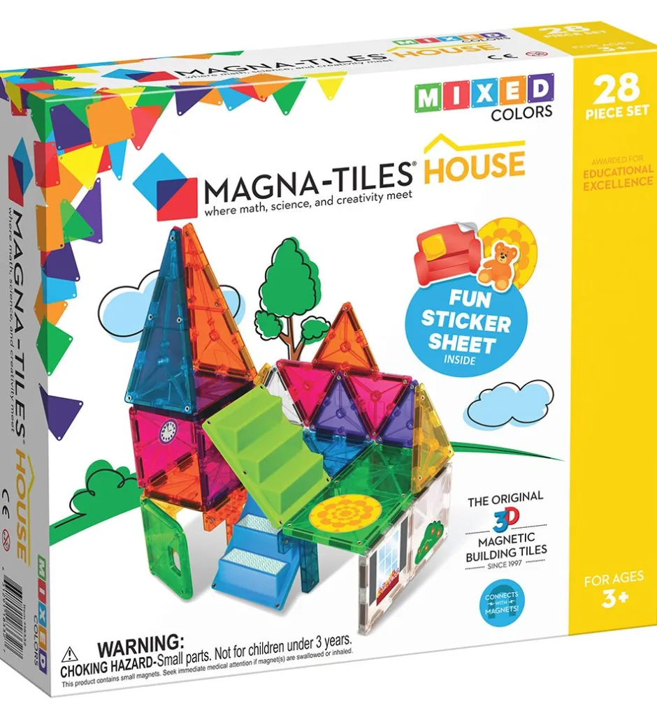 Magnetsæt - 28 Dele - Hus>Magna-Tiles New