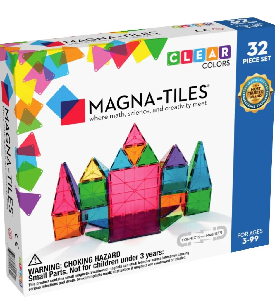 Magnetsæt - 32 Dele>Magna-Tiles Best