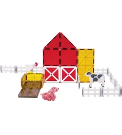 Magnetsæt - 25 Dele - Farm Animals>Magna-Tiles New