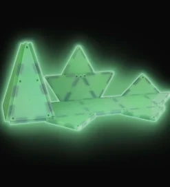 Magnetsæt - 16 Dele - Glow>Magna-Tiles Clearance