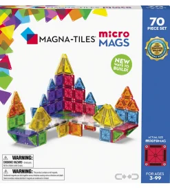 Magnetsæt - 70 Dele - MicroMAGS>Magna-Tiles Best