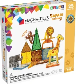 Magnetsæt - 25 Dele - Safaridyr>Magna-Tiles Hot