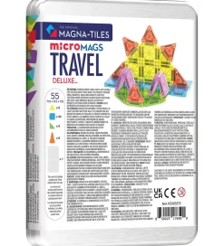 Magnetsæt - 55 Dele - Deluxe Travel Set + MicroMAGS>Magna-Tiles Sale
