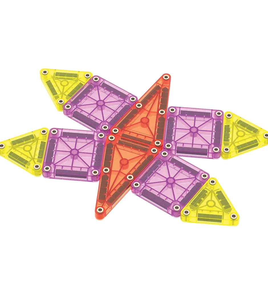 Magnetsæt - 55 Dele - Deluxe Travel Set + MicroMAGS>Magna-Tiles Sale
