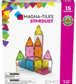 Magnetsæt - 15 Dele - Stardust Glitter & Spejle>Magna-Tiles Sale