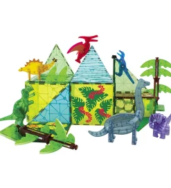 Magnetsæt - 50 Dele - Dino World XL>Magna-Tiles Discount