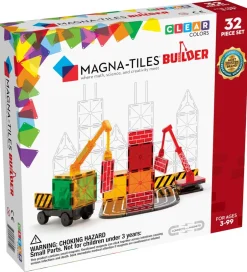 Magnetsæt - 32 Dele - Builder>Magna-Tiles Discount