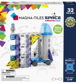 Magnetsæt - 32 Dele - Space + MicroMAGS>Magna-Tiles Sale