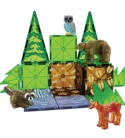 Magnetsæt - 25 Dele - Forest Animals>Magna-Tiles New