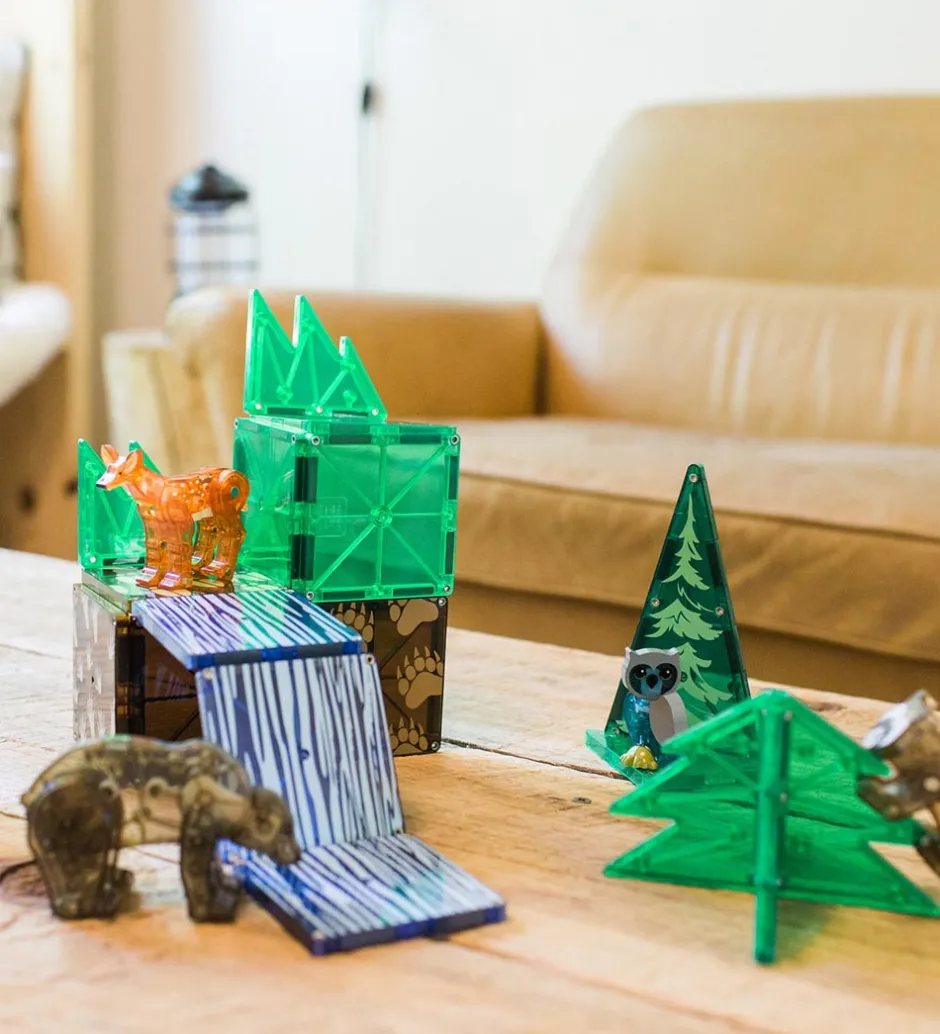 Magnetsæt - 25 Dele - Forest Animals>Magna-Tiles New