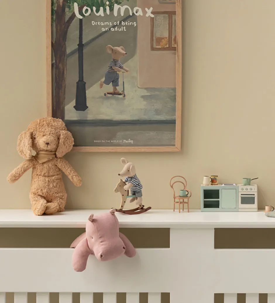 Bamse - Safari Friends - Flodhest - Lille - Rosa>Maileg Best
