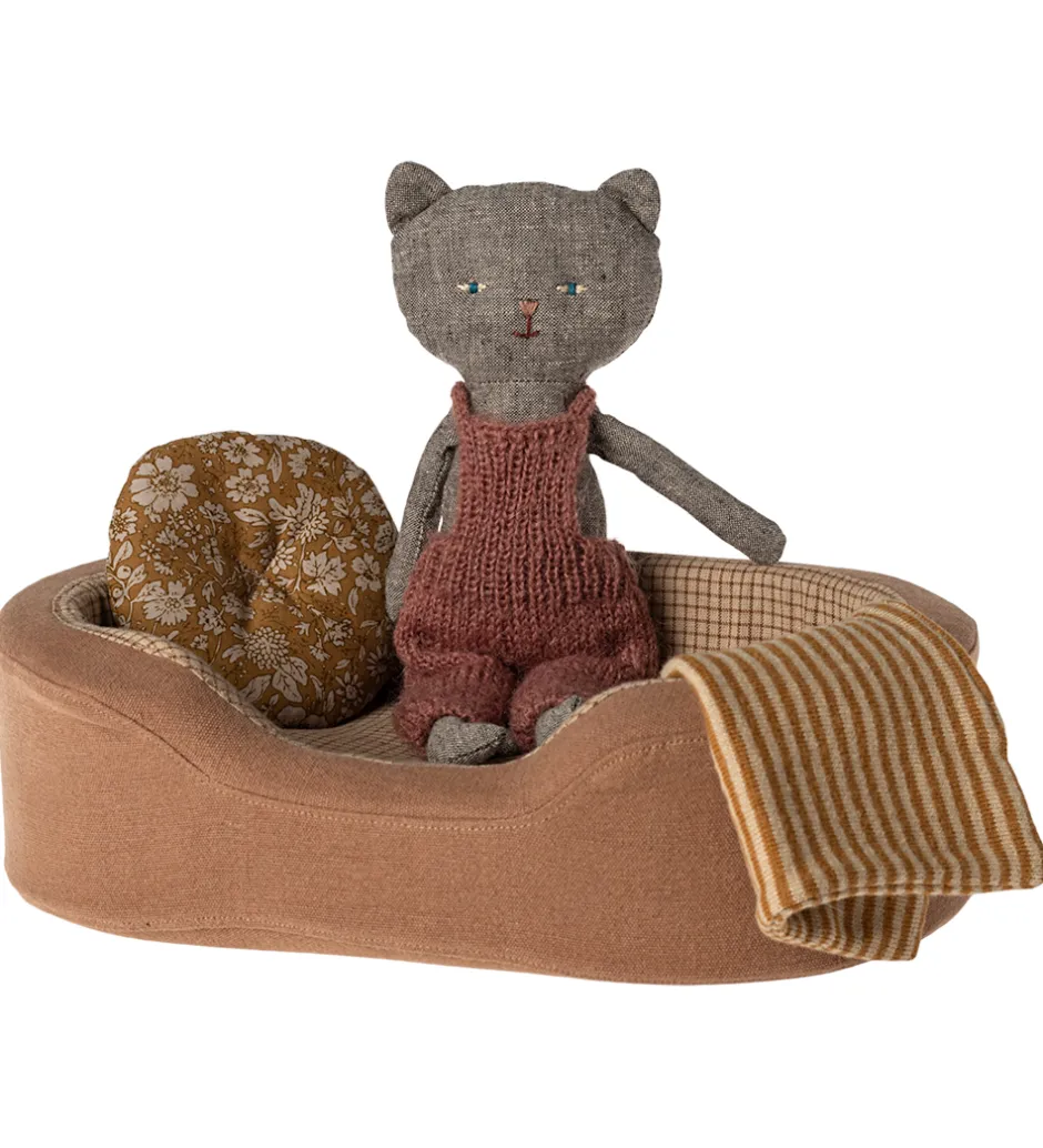 Dukketilbehør - Cosy Basket - 20x29 cm - Brun>Maileg Discount