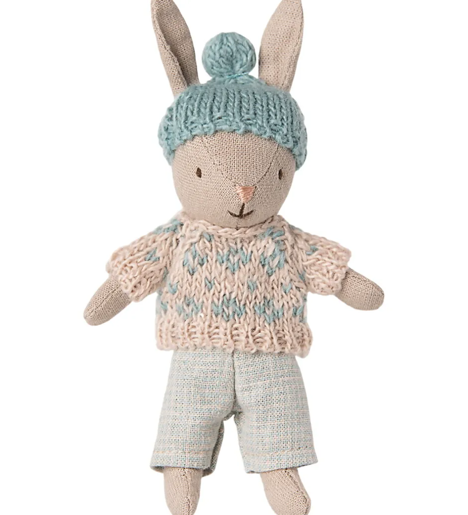 Vinter Hare - Micro - Sand/Mint>Maileg Discount