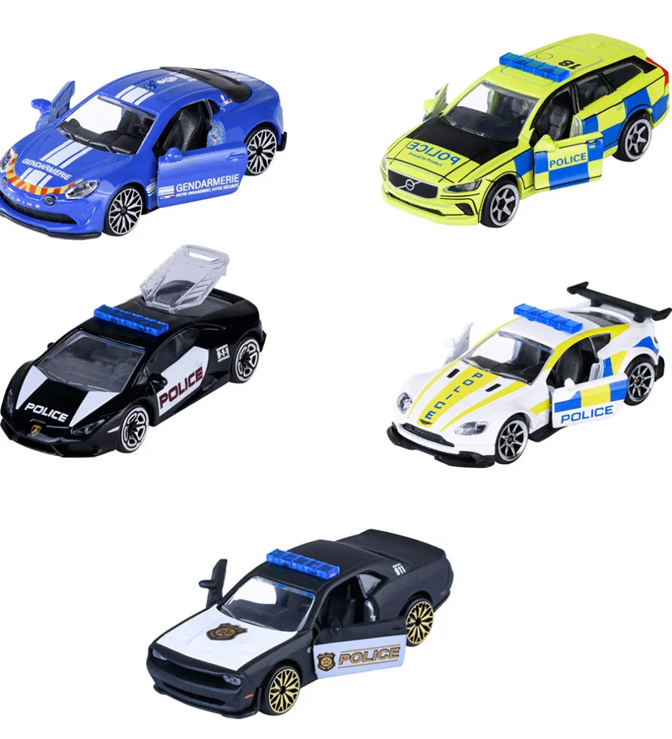 Biler - 5-pak - Rescue World>Majorette Best