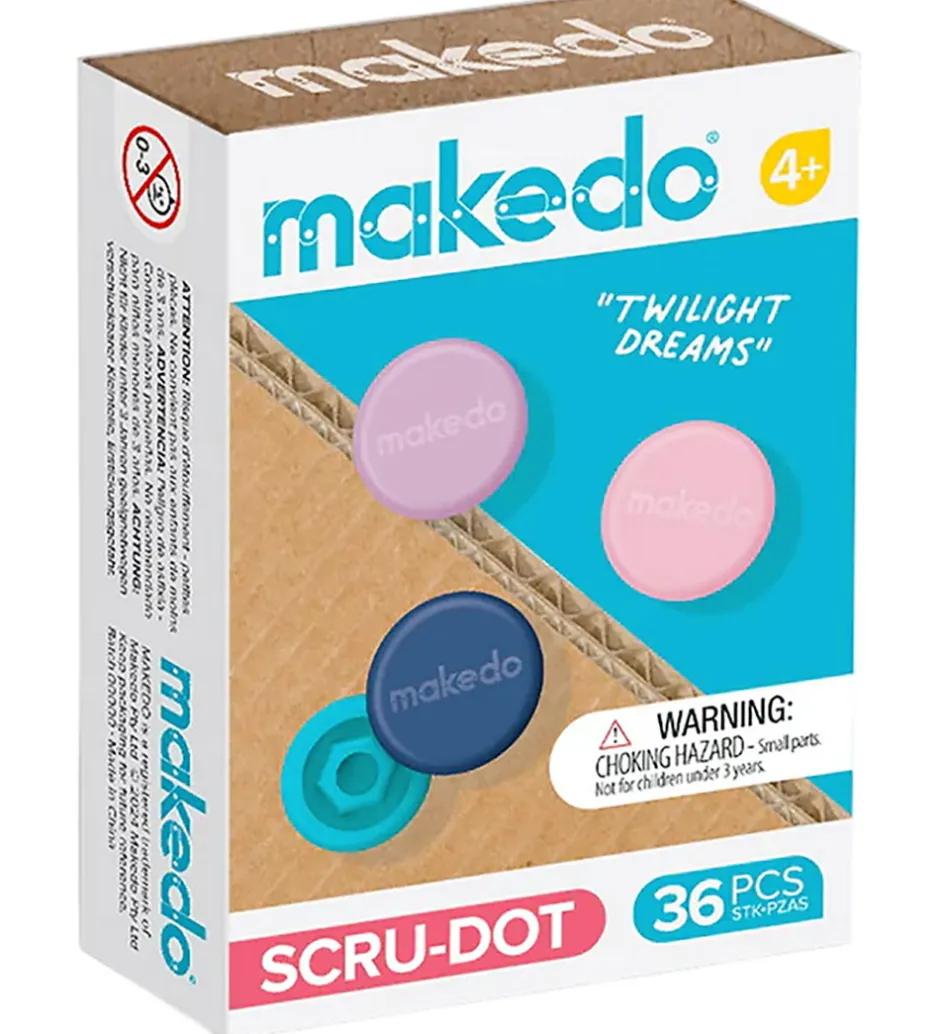 Værktøj til Pap - Scru-Dot - 36 Dele - Twilight Dream>MakeDo
