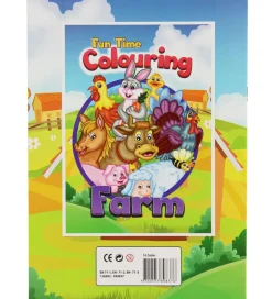 Malebog - Fun Time Colouring Farm - 16 Sider>Carioca New