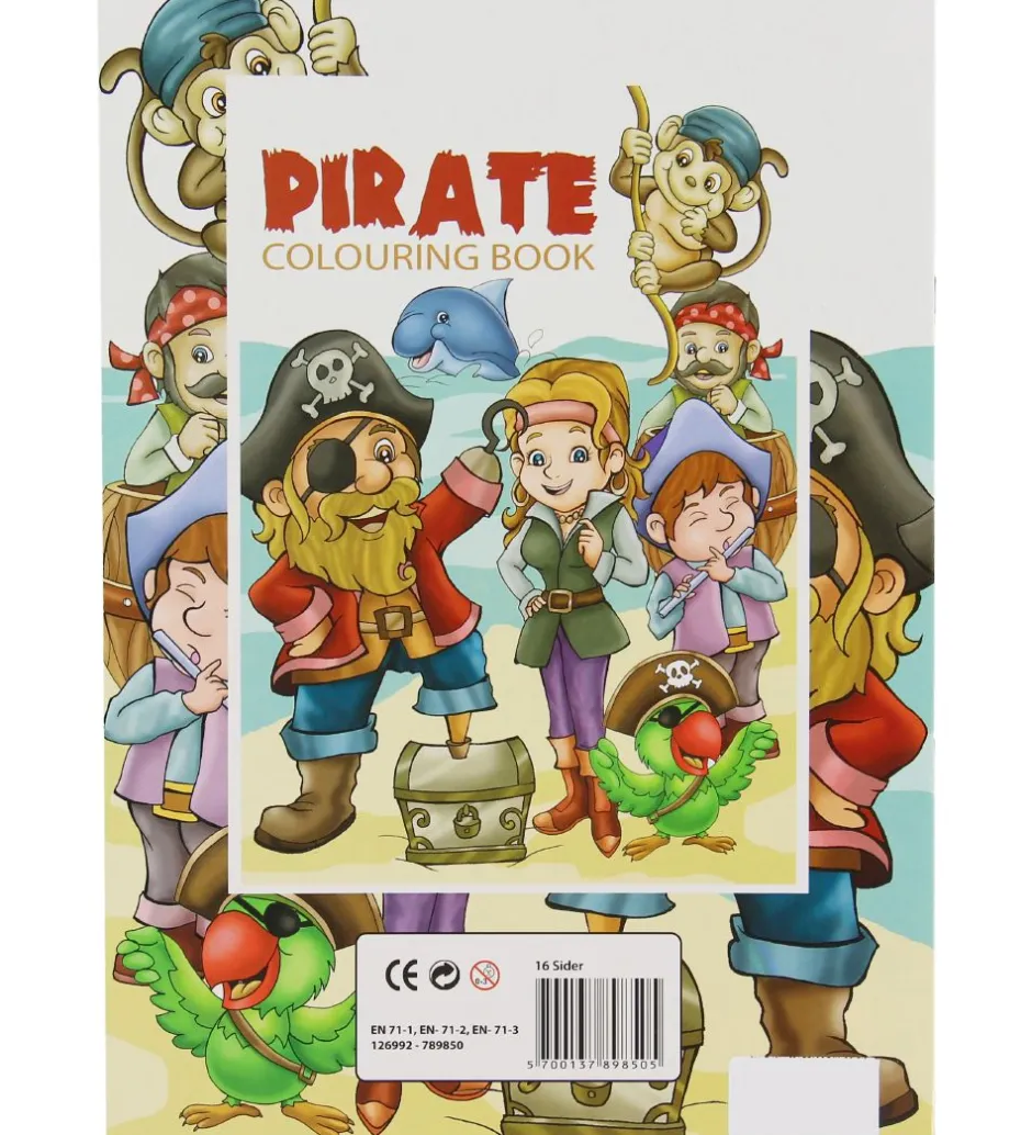 Malebog - Pirate Colouring Book - 16 Sider>Carioca