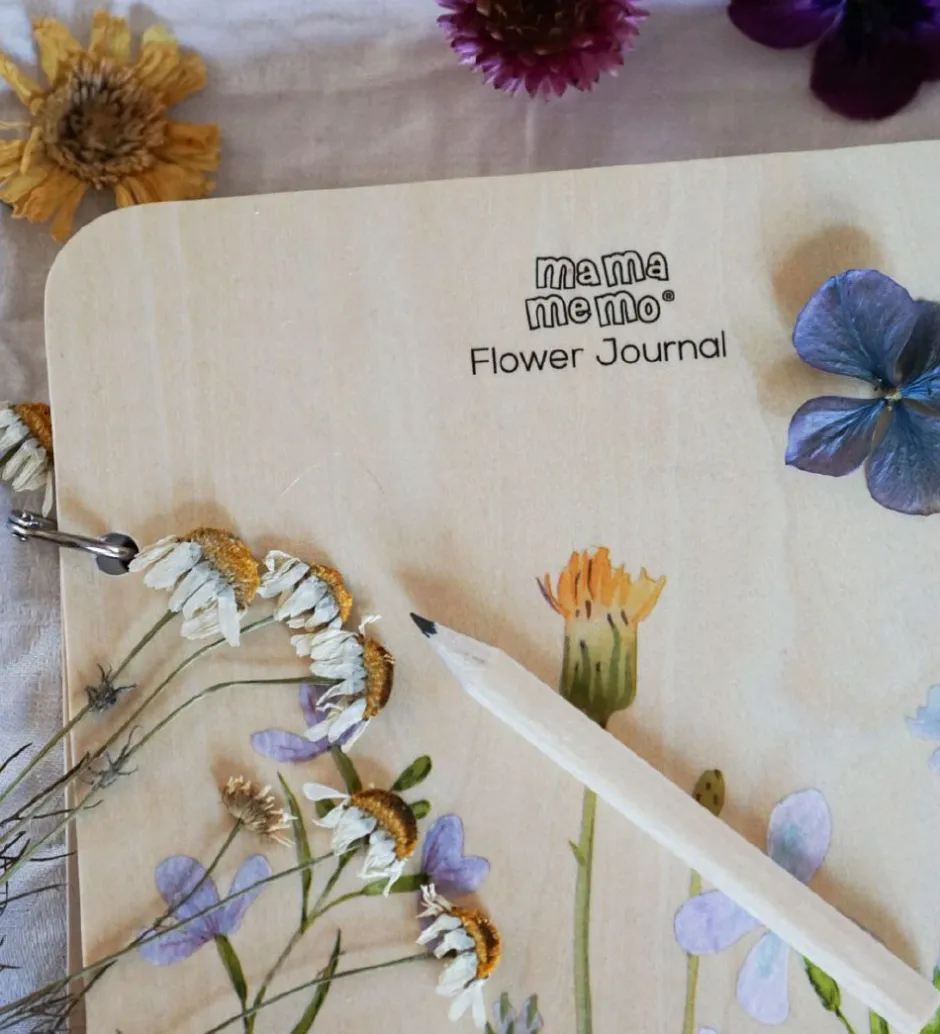 Blomsterjournal m. Blyant - Træ>MaMaMeMo Best