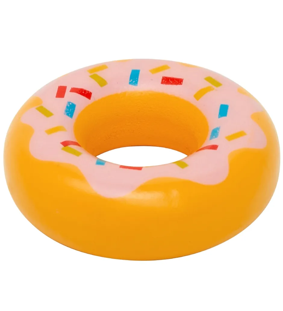 Legemad - Træ - Donut m. Pink Glasur>MaMaMeMo Discount