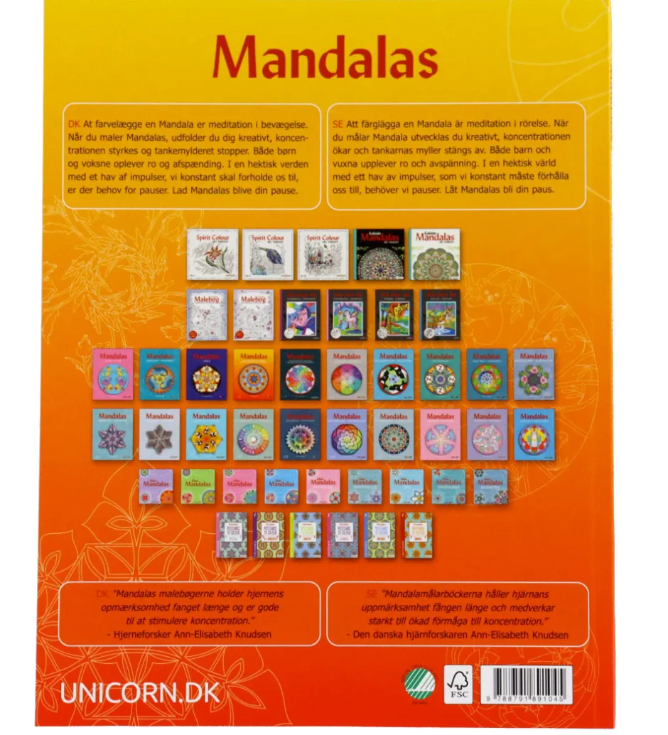 Malebog - Den Fantastiske Malebog - 4 år>Mandalas New