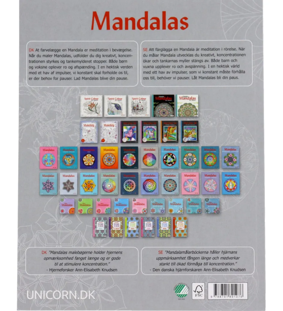 Malebog - Den Fantastiske Malebog - 8-99 år>Mandalas