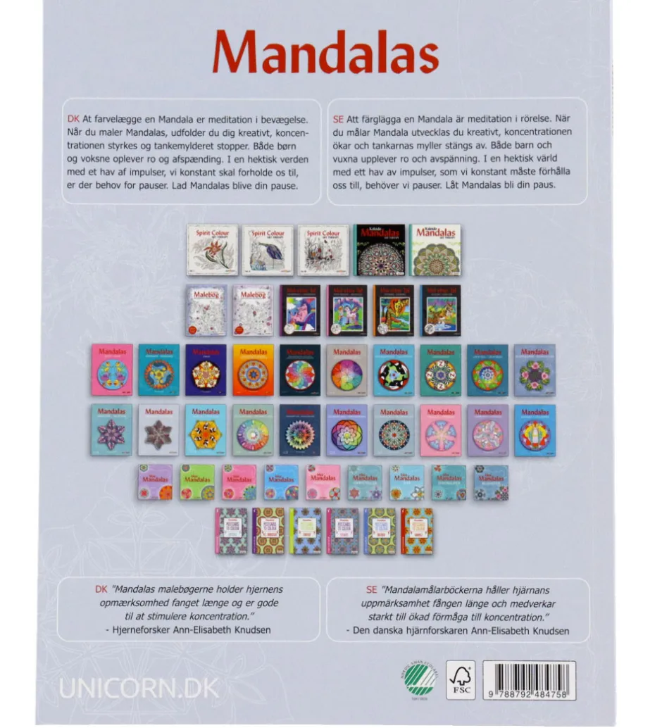 Malebog - Isblomster - Bind 2>Mandalas New
