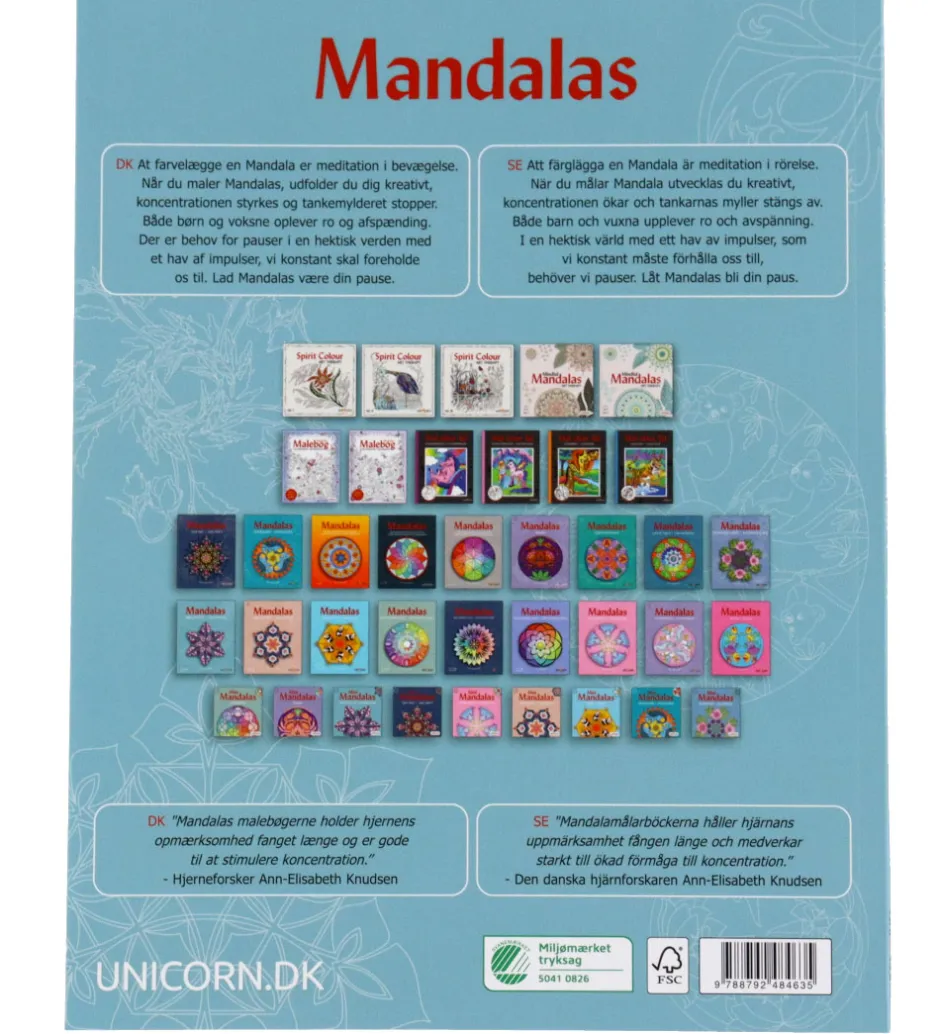 Malebog - Isblomster - Bind 1>Mandalas Outlet
