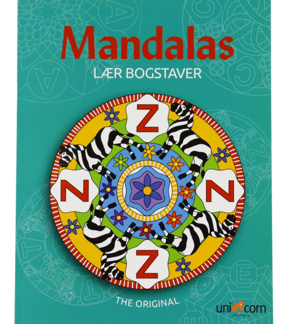 Malebog - Lær Bogstaver>Mandalas New