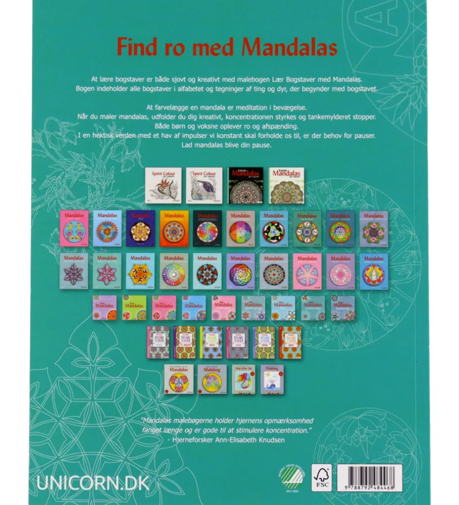 Malebog - Lær Bogstaver>Mandalas New