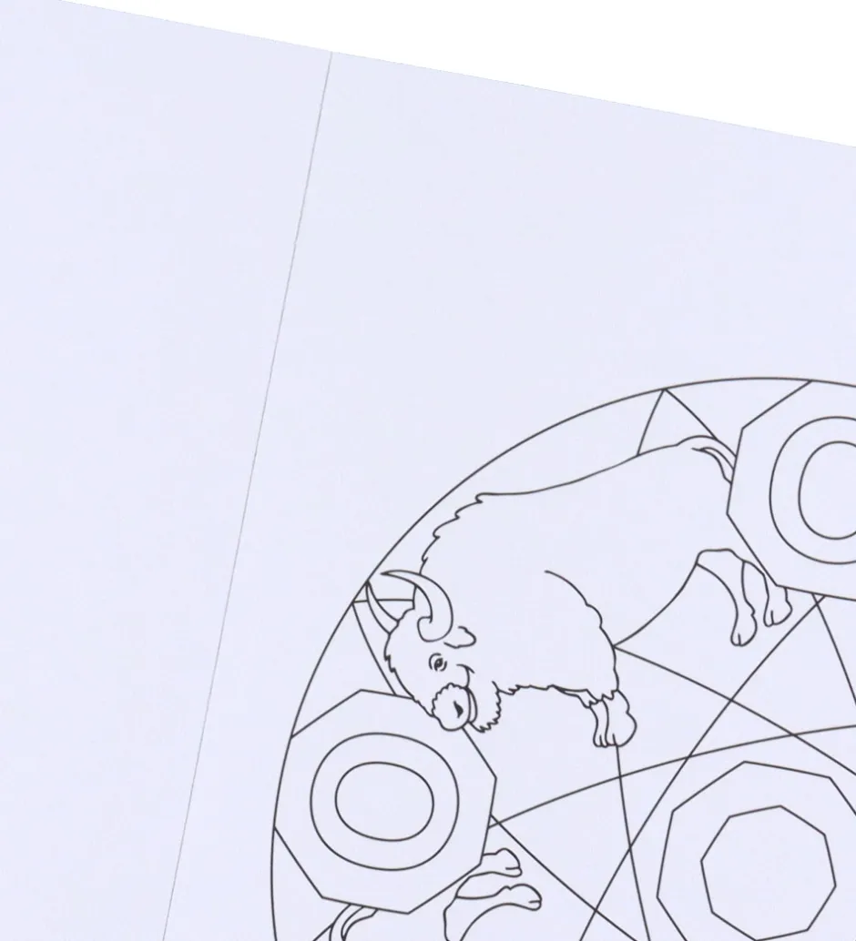 Malebog - Lær Bogstaver>Mandalas New