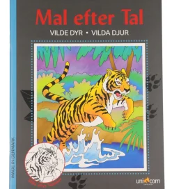 Malebog - Mal efter Tal - Vilde Dyr>Mandalas Best