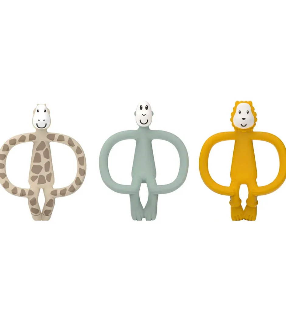 Bideringe - 3-pak - Animal Teether Gift Set>Matchstick Monkey Clearance