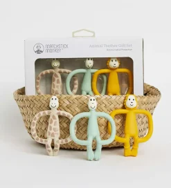 Bideringe - 3-pak - Animal Teether Gift Set>Matchstick Monkey Clearance