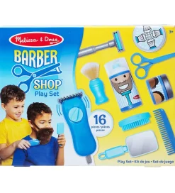 Barber Shop - 16 Dele - Blå>Melissa & Doug Sale