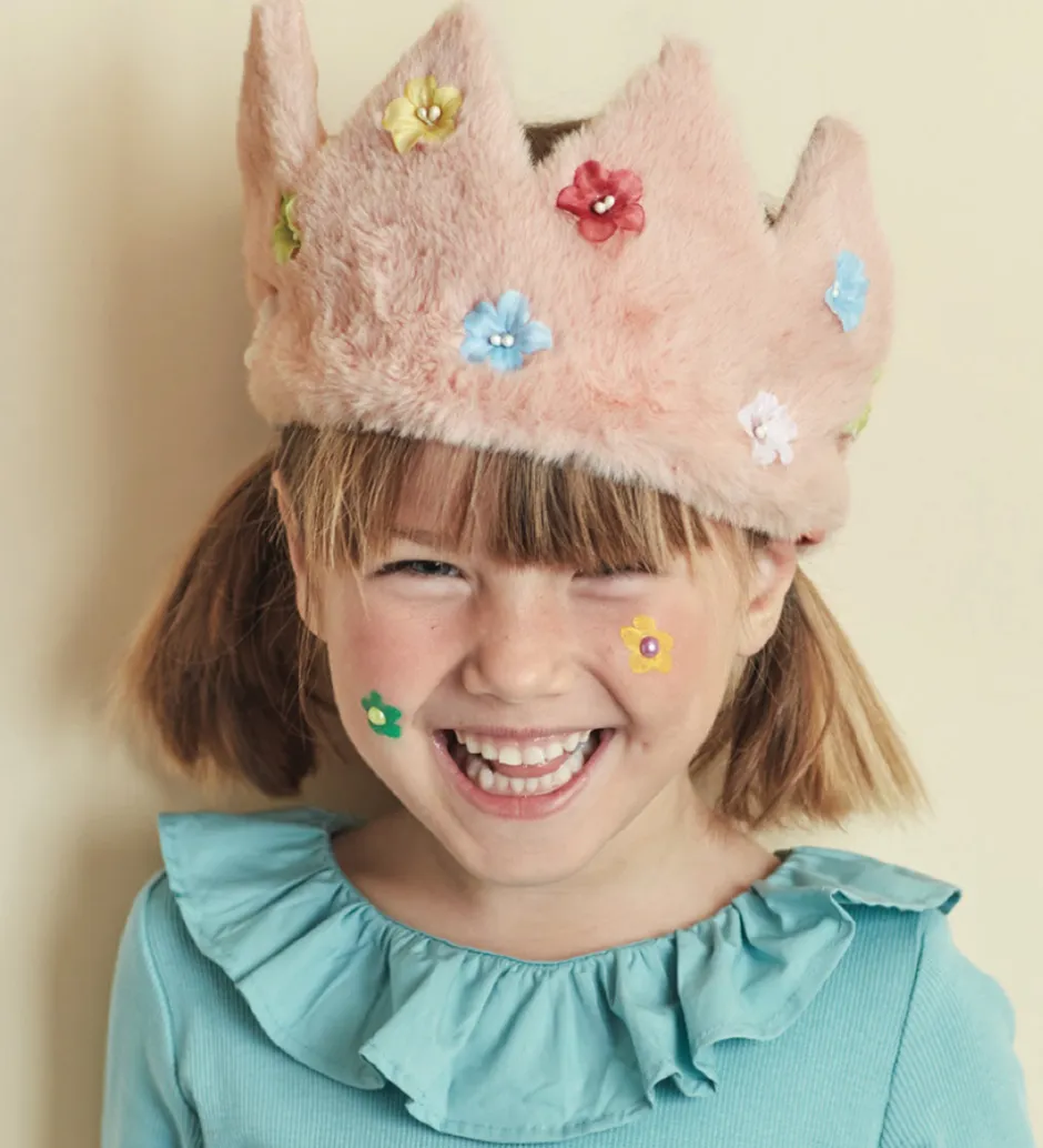 Udklædning - Plush Pink Crown>Meri Meri Online