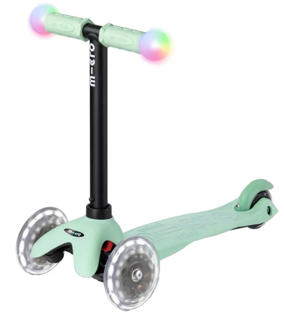Løbehjul - Mini2grow Deluxe Magic LED - Mint>Micro