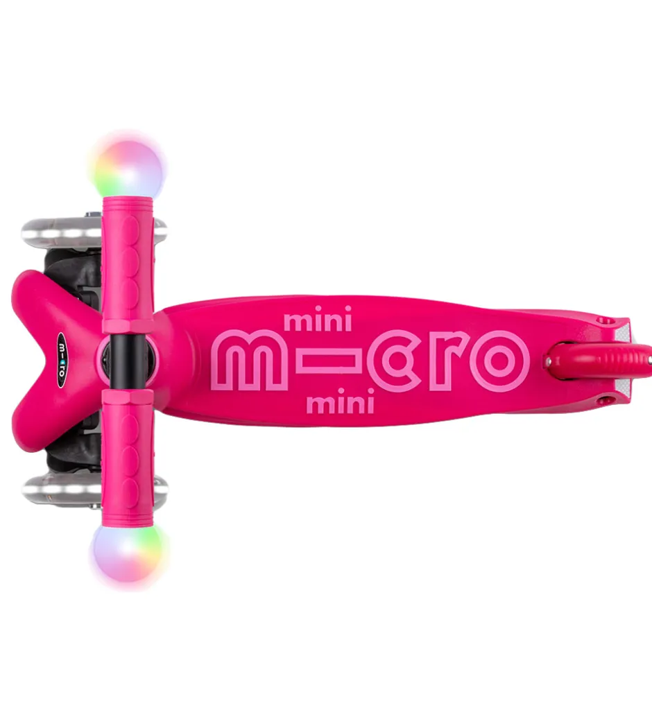 Løbehjul - Mini2grow Deluxe Magic LED - Pink>Micro Best