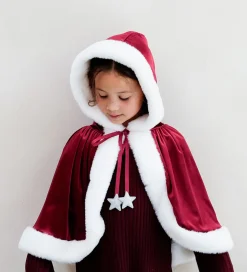 Kappe - Mrs Claus - Rød m. Hvid><noscript><img width=